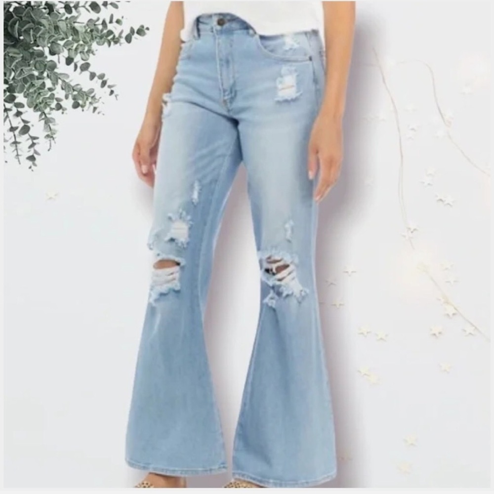 Almost Famous Flare Blue Denim